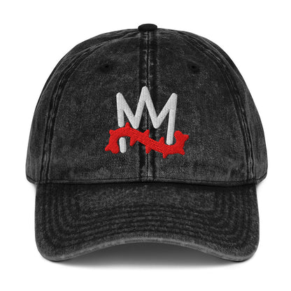 Crown of Thorns Christian Vintage Cap 3D Puff Embroidery - Inken Image