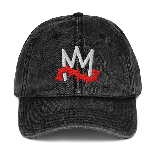 Crown of Thorns Christian Vintage Cap 3D Puff Embroidery - Inken Image