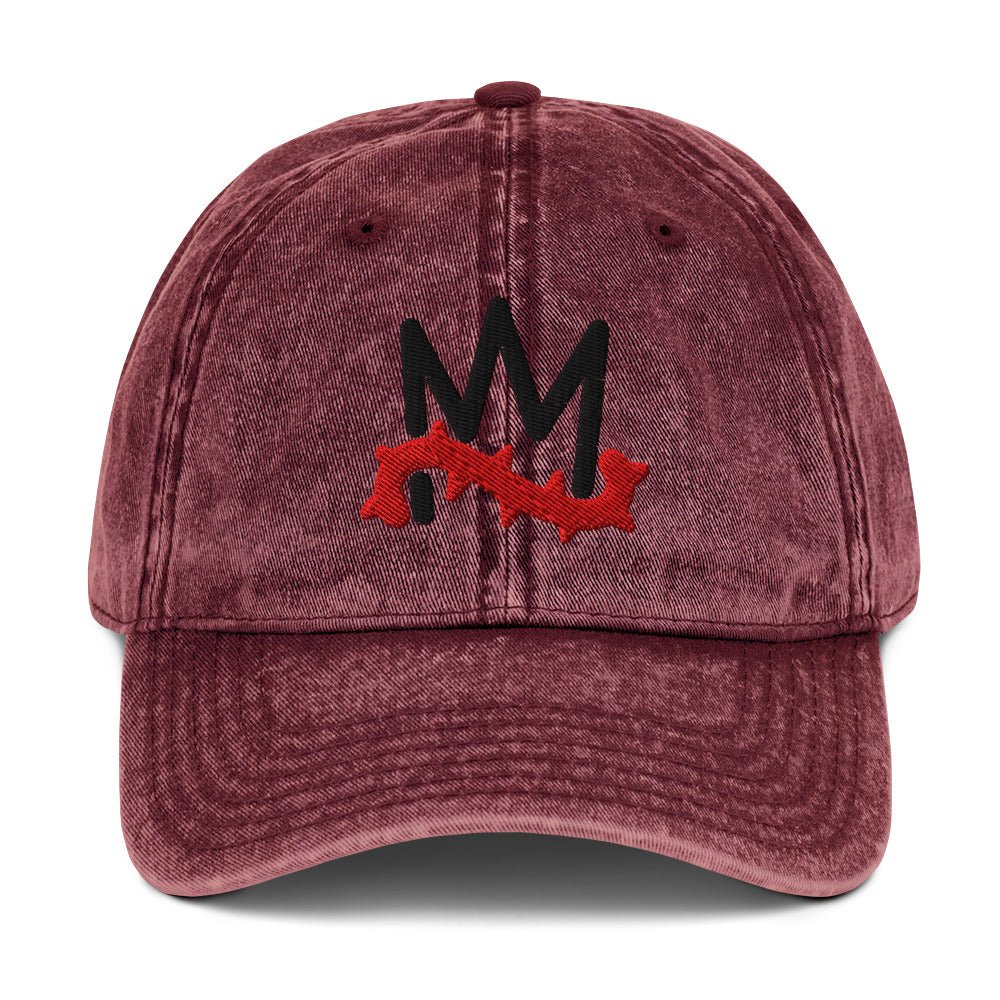 Crown of Thorns Christian Vintage Cap 3D Puff Embroidery - Inken Image