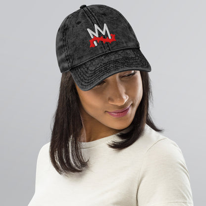 Crown of Thorns Christian Vintage Cap 3D Puff Embroidery - Inken Image
