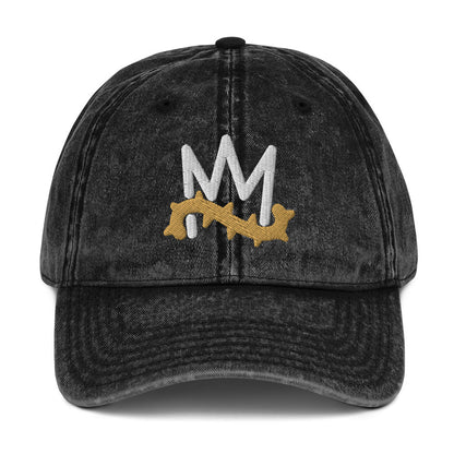 Crown of Thorns Christian Vintage Cap 3D Puff Embroidery - Inken Image