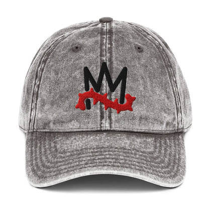 Crown of Thorns Christian Vintage Cap 3D Puff Embroidery - Inken Image
