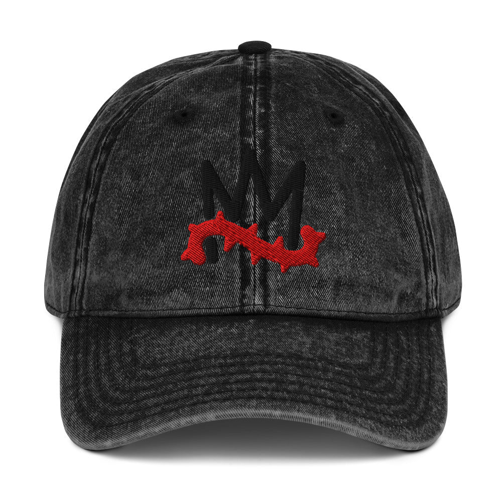 Crown of Thorns Christian Vintage Cap 3D Puff Embroidery - Inken Image