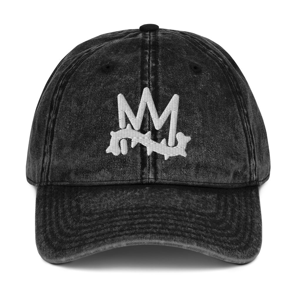 Crown of Thorns Christian Vintage Cap 3D Puff Embroidery - Inken Image