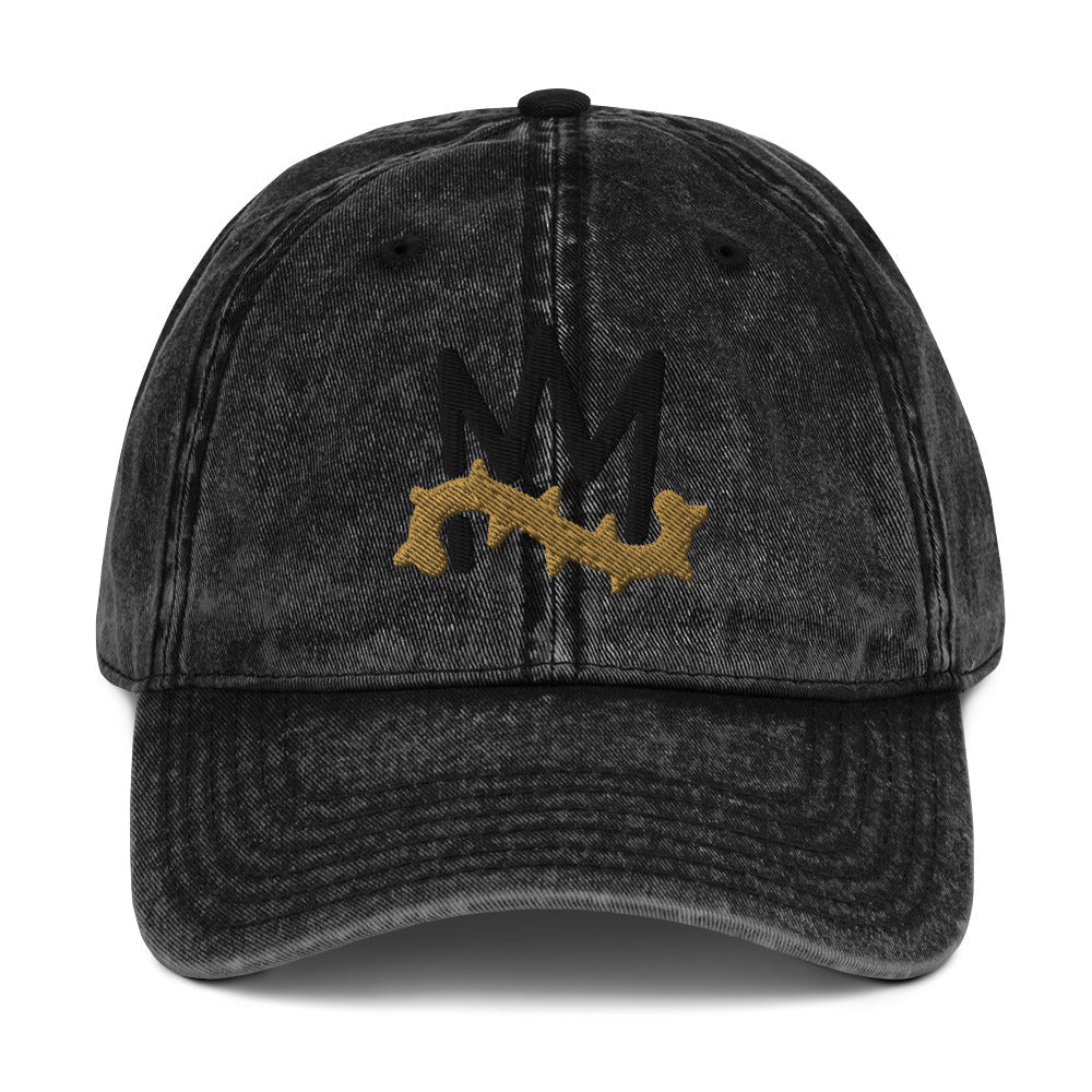 Crown of Thorns Christian Vintage Cap 3D Puff Embroidery - Inken Image