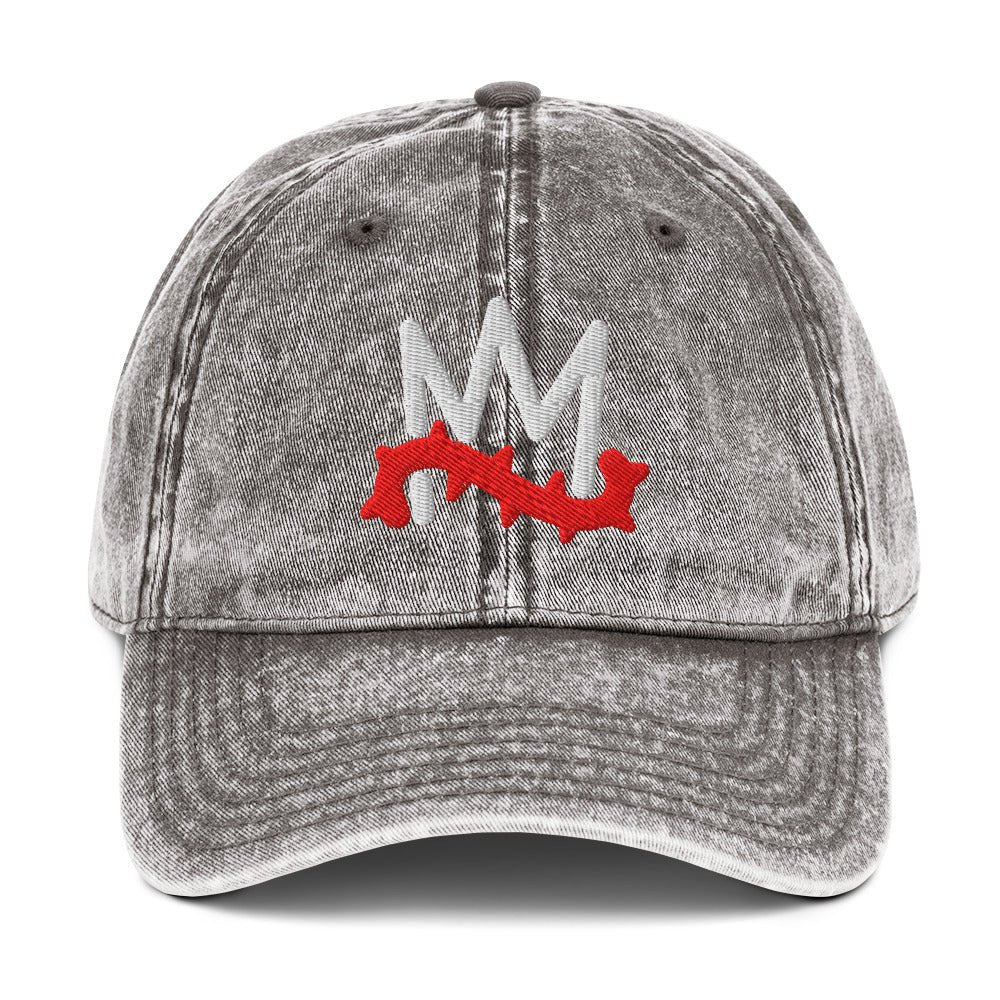 Crown of Thorns Christian Vintage Cap 3D Puff Embroidery - Inken Image