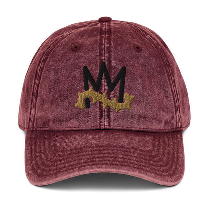 Crown of Thorns Christian Vintage Cap 3D Puff Embroidery - Inken Image