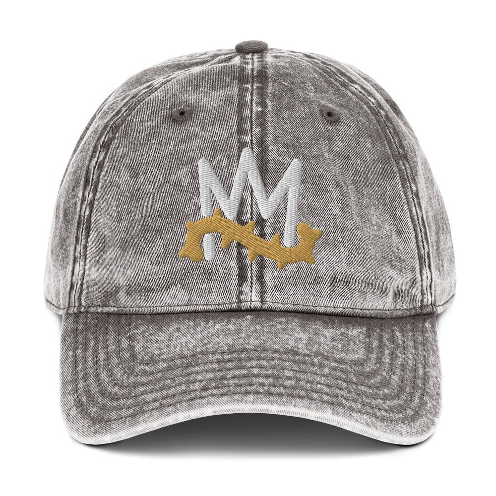 Crown of Thorns Christian Vintage Cap 3D Puff Embroidery - Inken Image