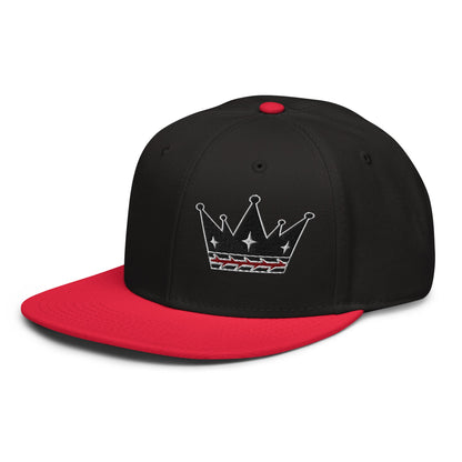 Crown Of Thorns Flat Embroidered Snapback - Inken Image