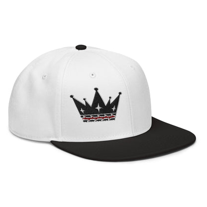 Crown Of Thorns Flat Embroidered Snapback - Inken Image