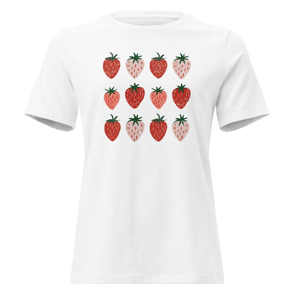 Cute Strawberry Field T-Shirt - Inken Image