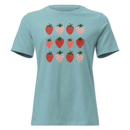 Cute Strawberry Field T-Shirt - Inken Image