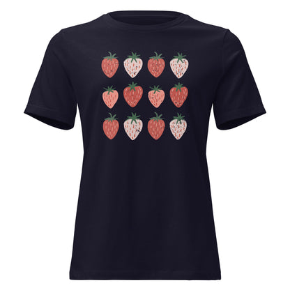 Cute Strawberry Field T-Shirt - Inken Image