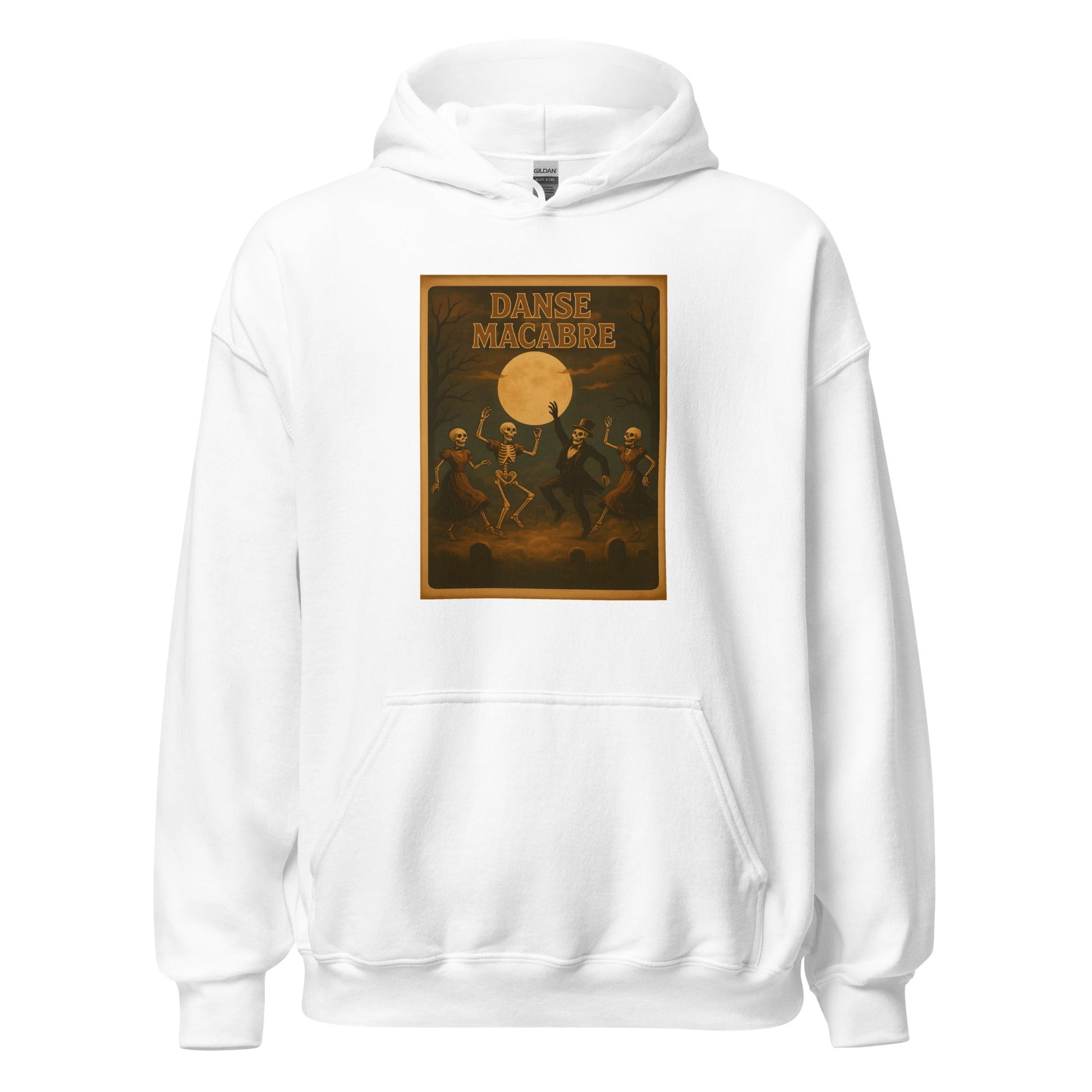 Danse Macabre Spooky Retro Hoodie - Inken Image