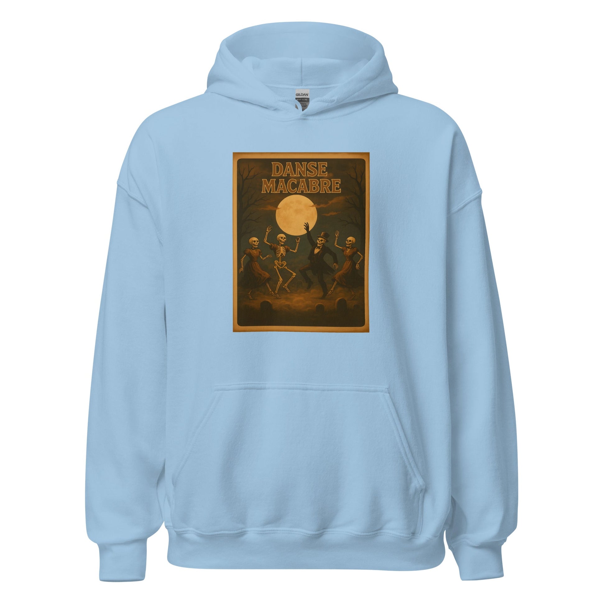 Danse Macabre Spooky Retro Hoodie - Inken Image