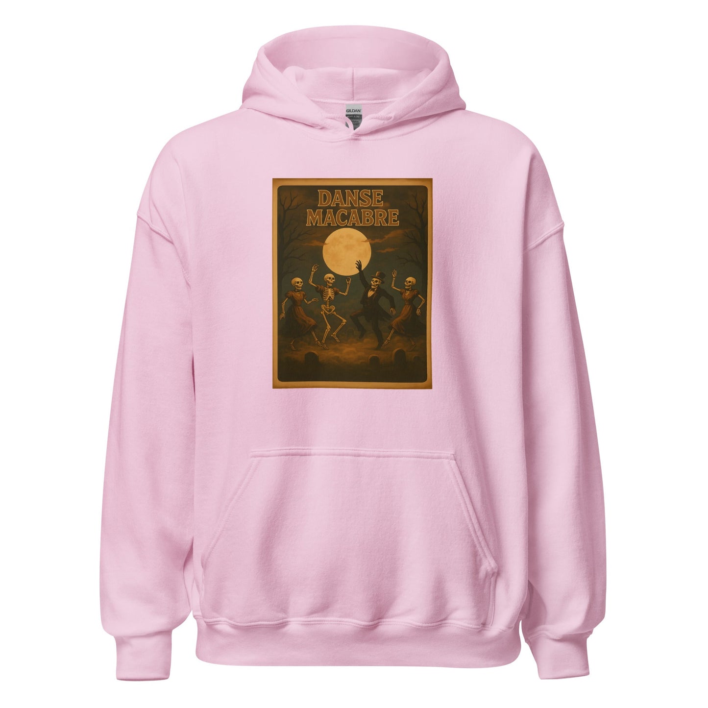 Danse Macabre Spooky Retro Hoodie - Inken Image