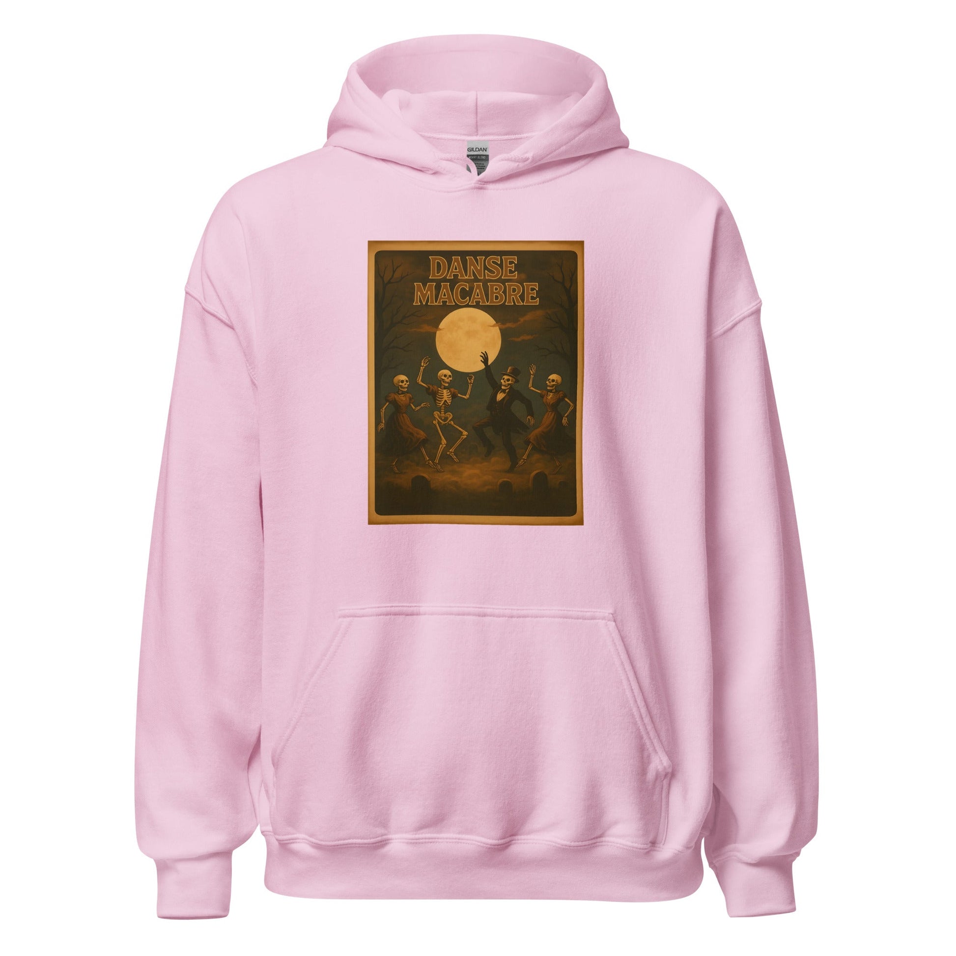 Danse Macabre Spooky Retro Hoodie - Inken Image
