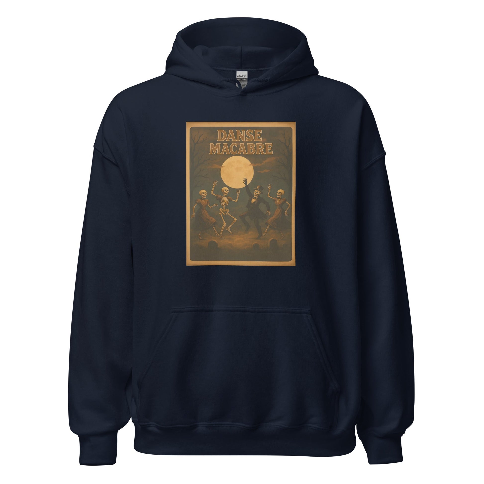 Danse Macabre Spooky Retro Hoodie - Inken Image