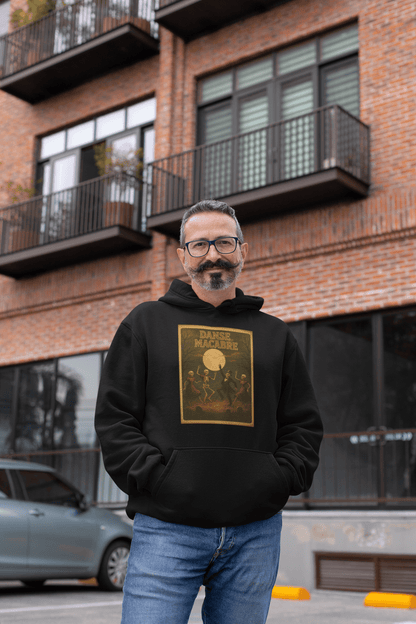 Danse Macabre Spooky Retro Hoodie - Inken Image