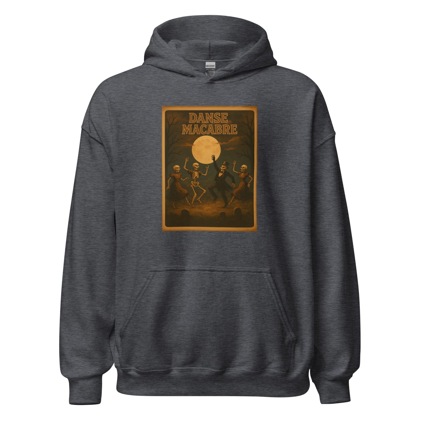 Danse Macabre Spooky Retro Hoodie - Inken Image
