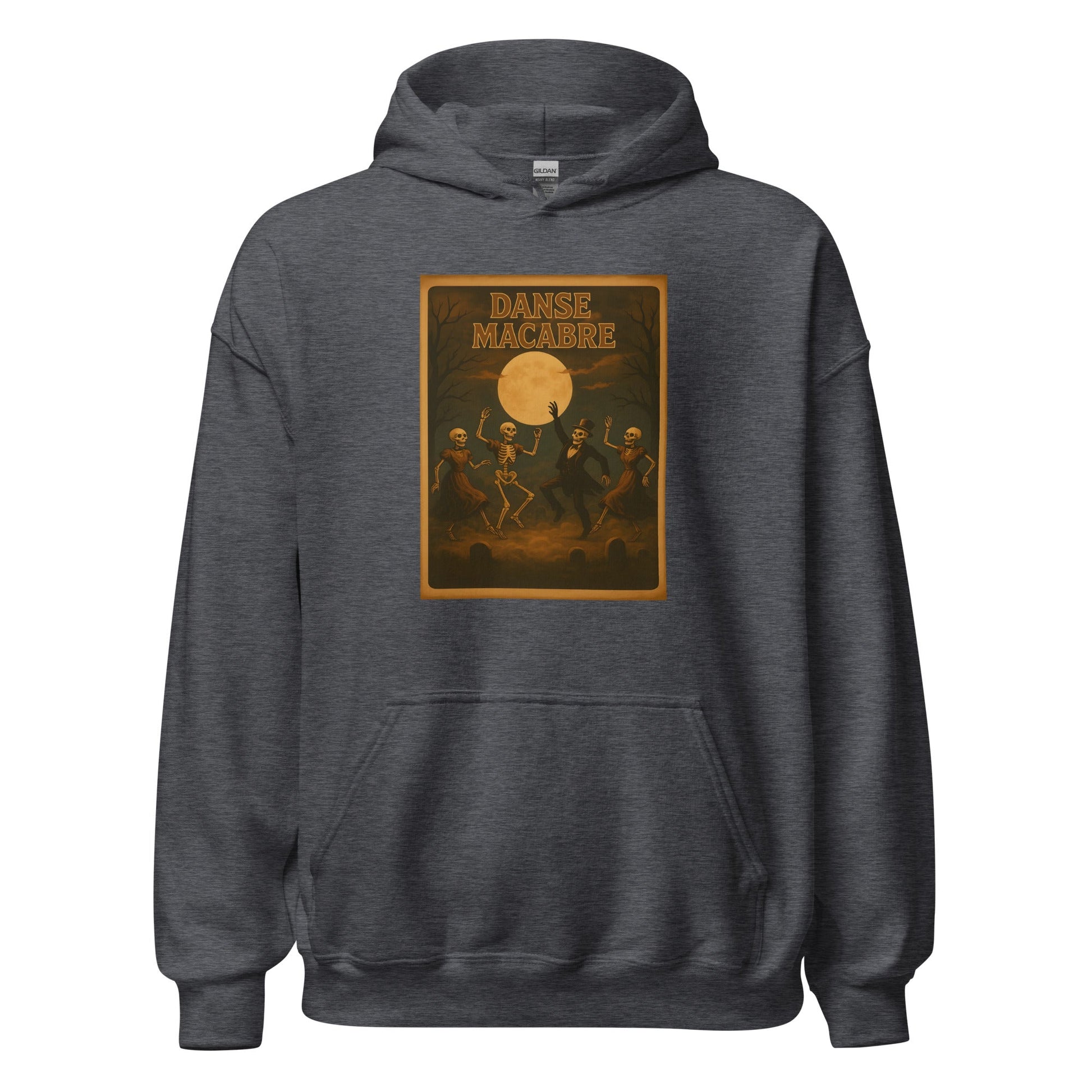 Danse Macabre Spooky Retro Hoodie - Inken Image