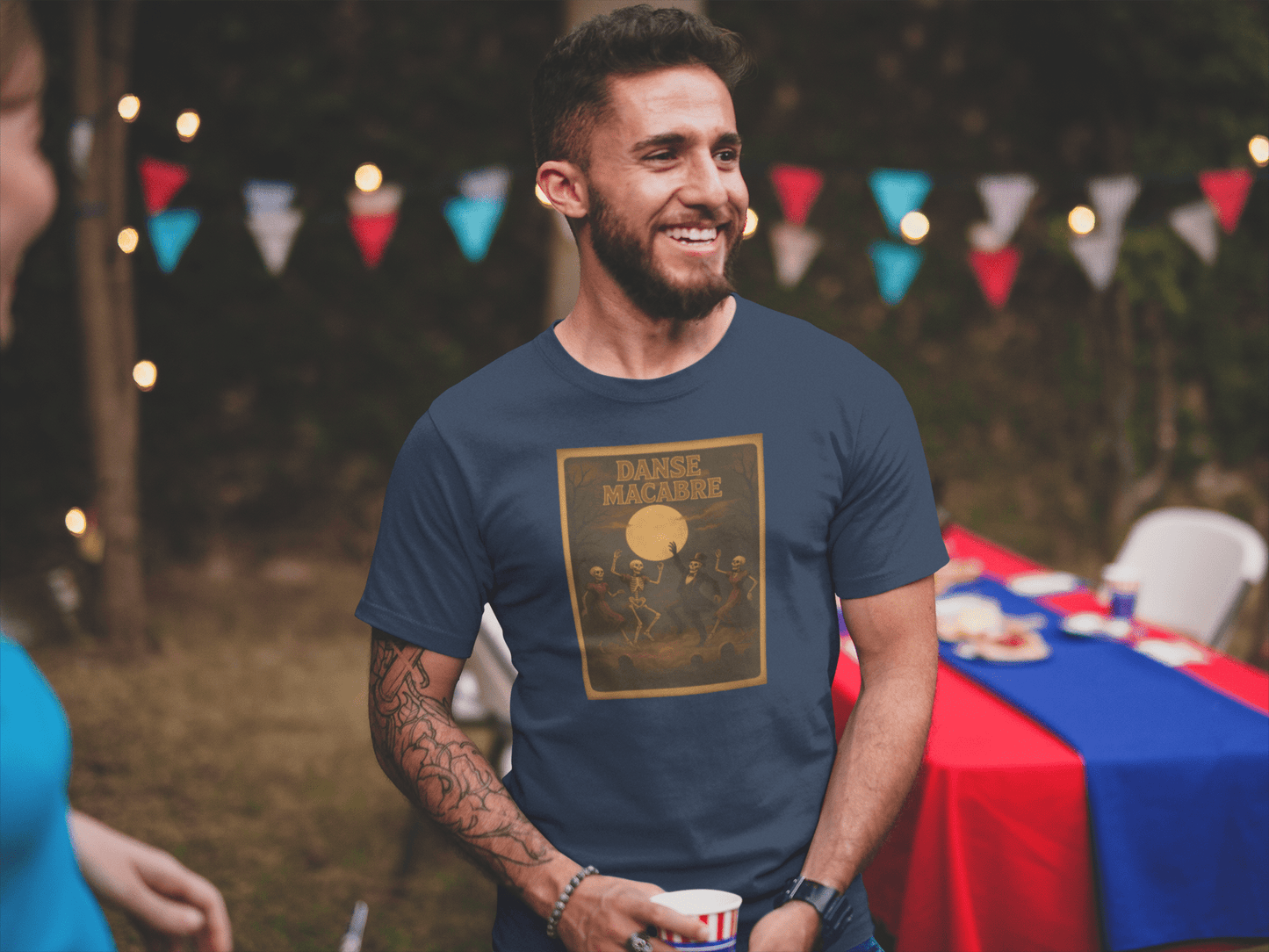 Danse Macabre Spooky Retro T-shirt - Inken Image