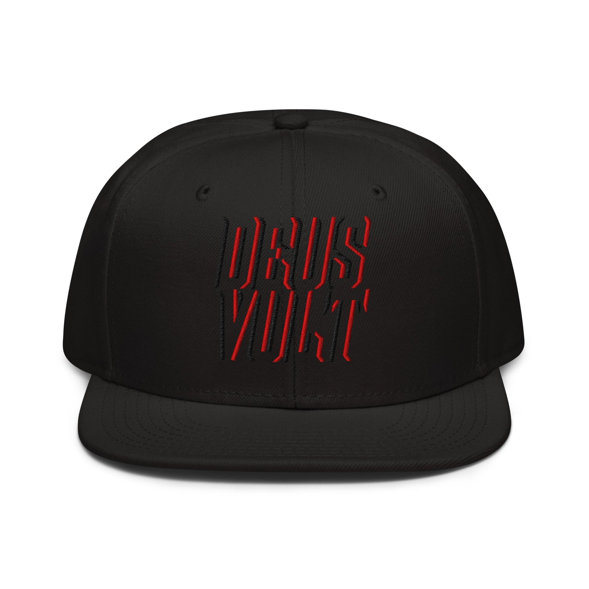 Deus Vult Christian Flat Embroidery, 3D Styled Snapback Hat - Inken Image