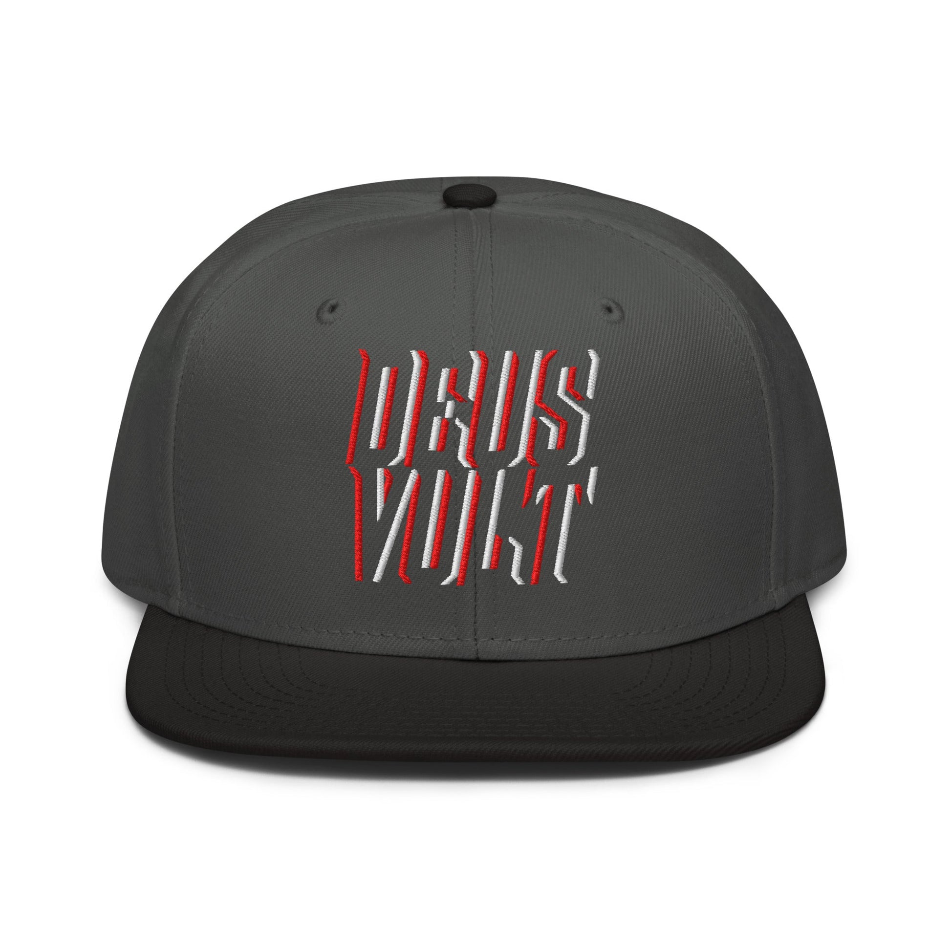 Deus Vult Christian Flat Embroidery, 3D Styled Snapback Hat - Inken Image
