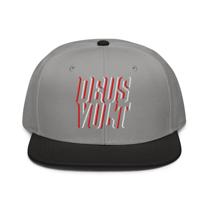 Deus Vult Christian Flat Embroidery, 3D Styled Snapback Hat - Inken Image