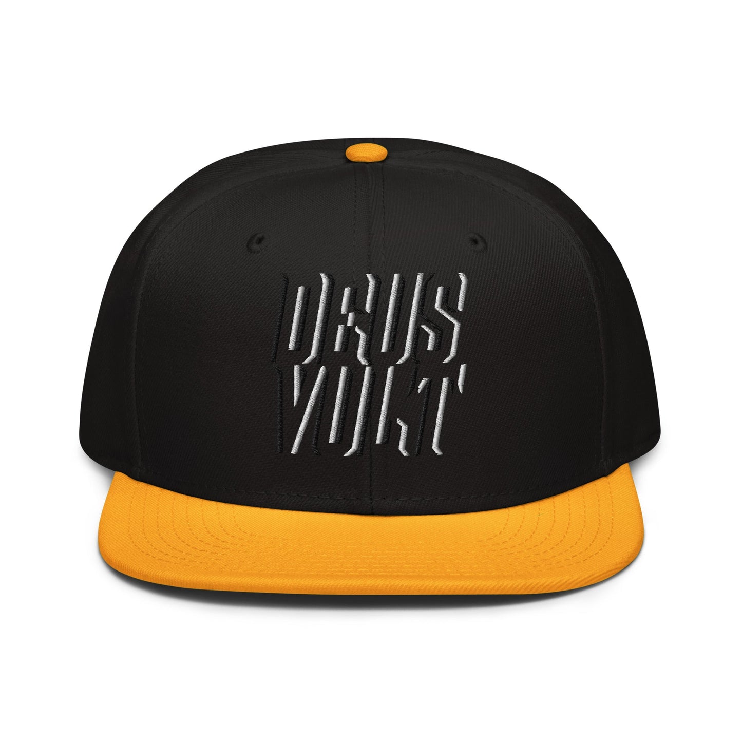 Deus Vult Christian Flat Embroidery, 3D Styled Snapback Hat - Inken Image