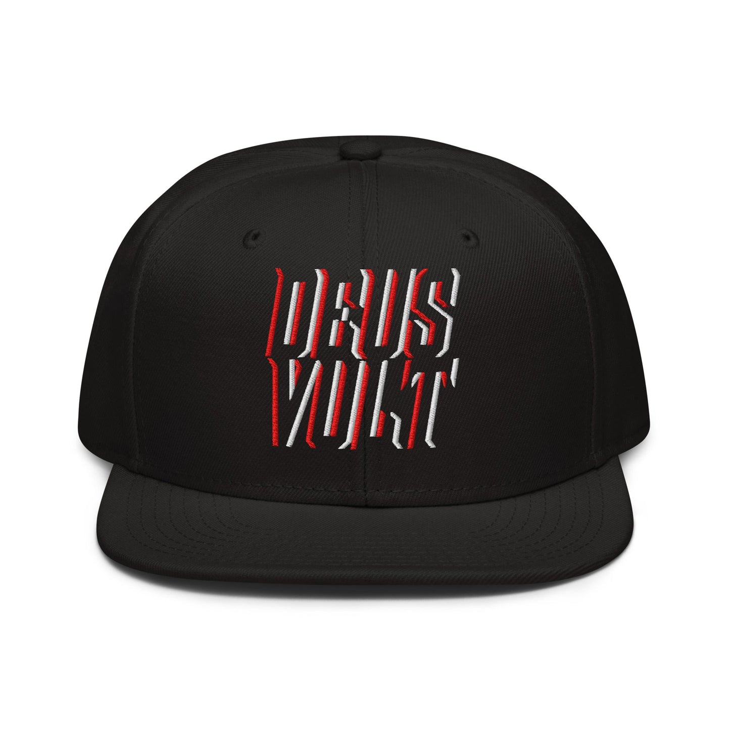 Deus Vult Christian Flat Embroidery, 3D Styled Snapback Hat - Inken Image