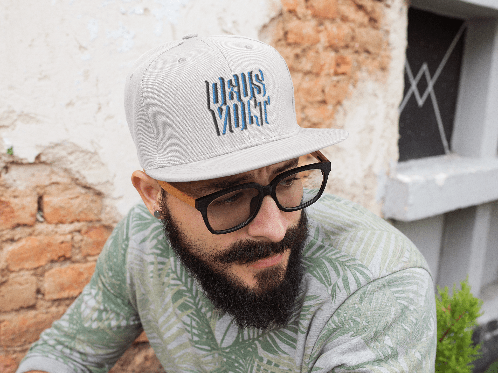Deus Vult Christian Flat Embroidery, 3D Styled Snapback Hat - Inken Image