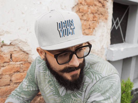 Deus Vult Christian Flat Embroidery, 3D Styled Snapback Hat - Inken Image