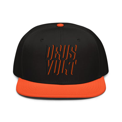 Deus Vult Christian Flat Embroidery, 3D Styled Snapback Hat - Inken Image