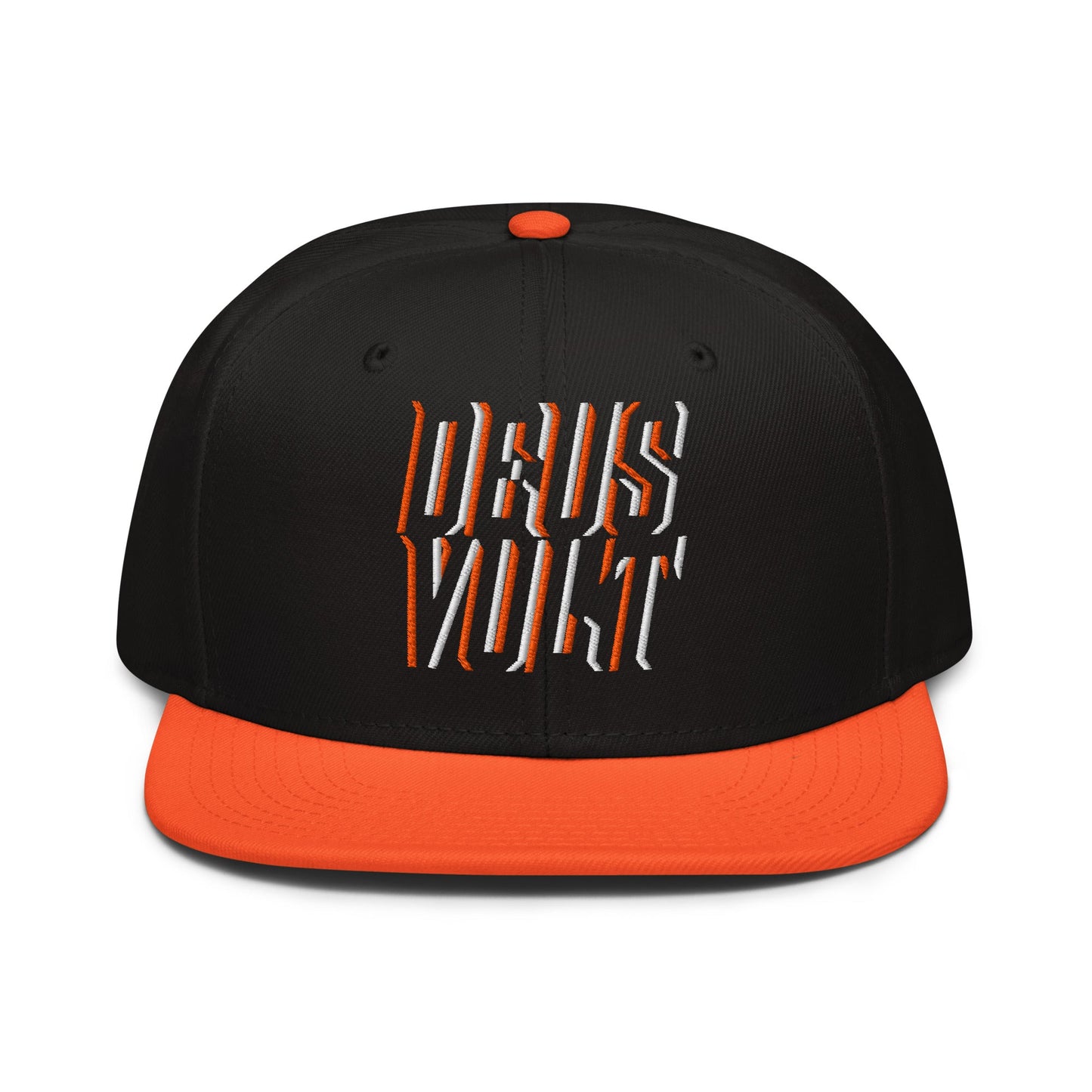 Deus Vult Christian Flat Embroidery, 3D Styled Snapback Hat - Inken Image