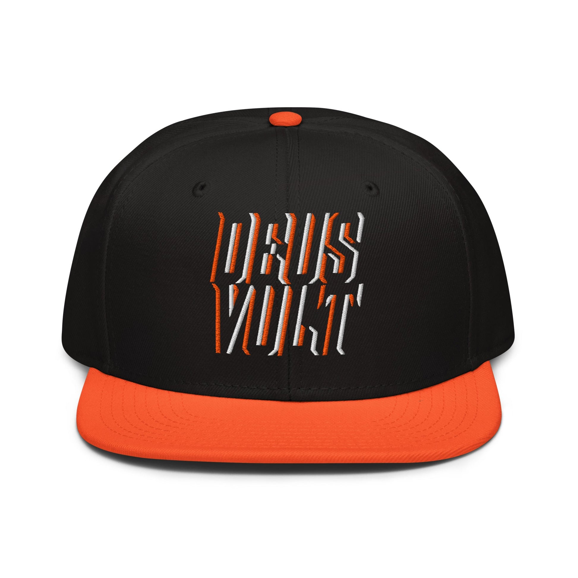Deus Vult Christian Flat Embroidery, 3D Styled Snapback Hat - Inken Image