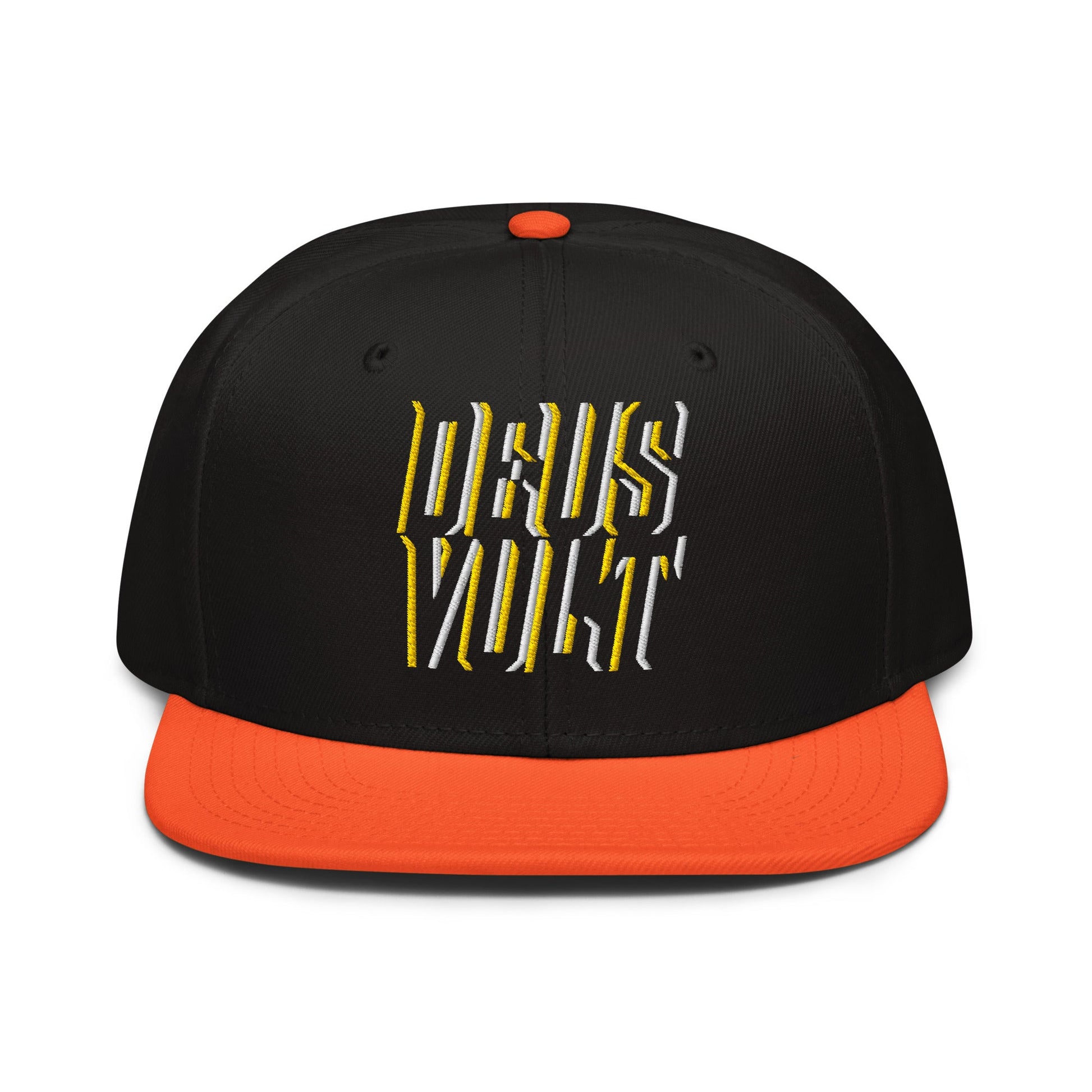 Deus Vult Christian Flat Embroidery, 3D Styled Snapback Hat - Inken Image