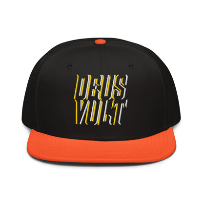 Deus Vult Christian Flat Embroidery, 3D Styled Snapback Hat - Inken Image