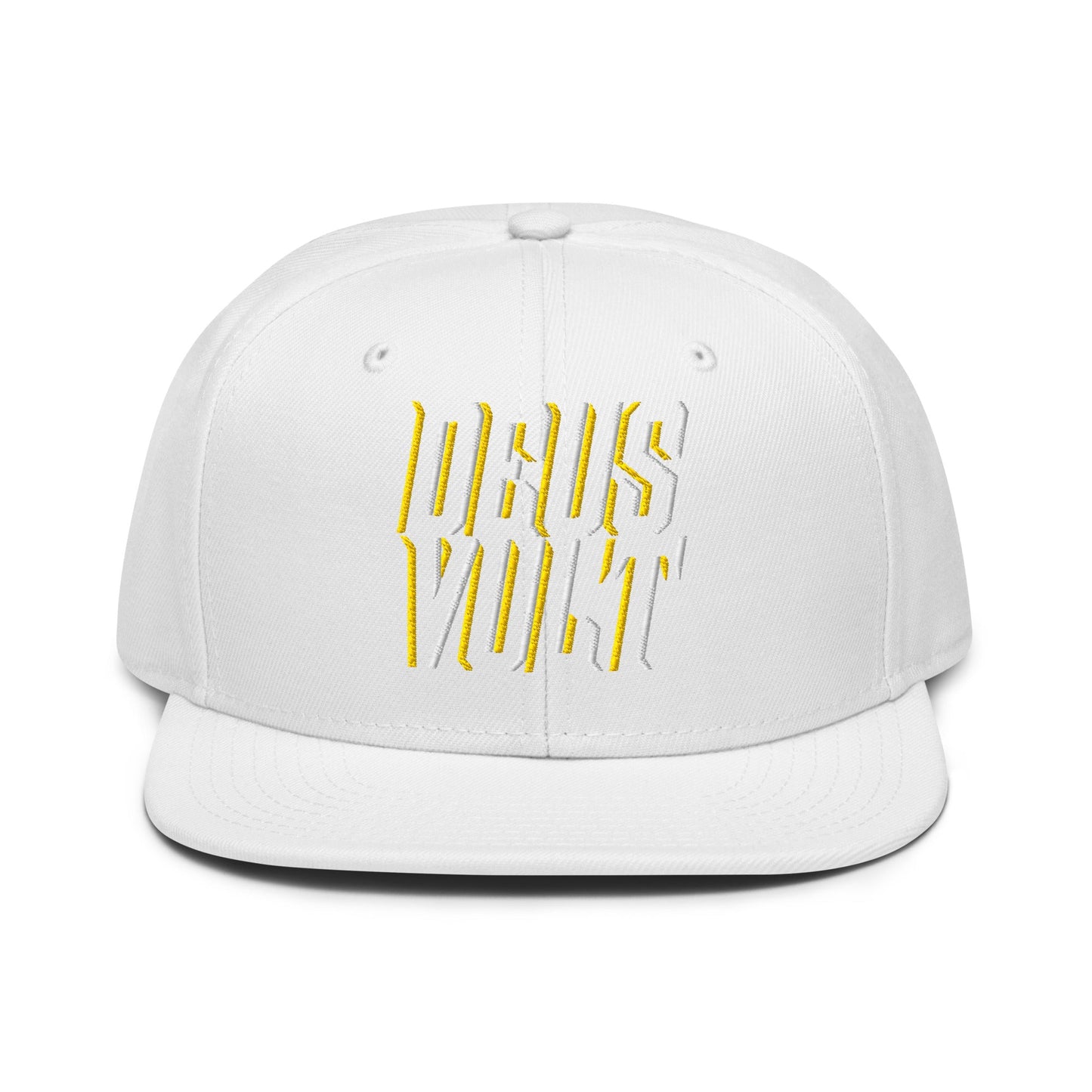 Deus Vult Christian Flat Embroidery, 3D Styled Snapback Hat - Inken Image