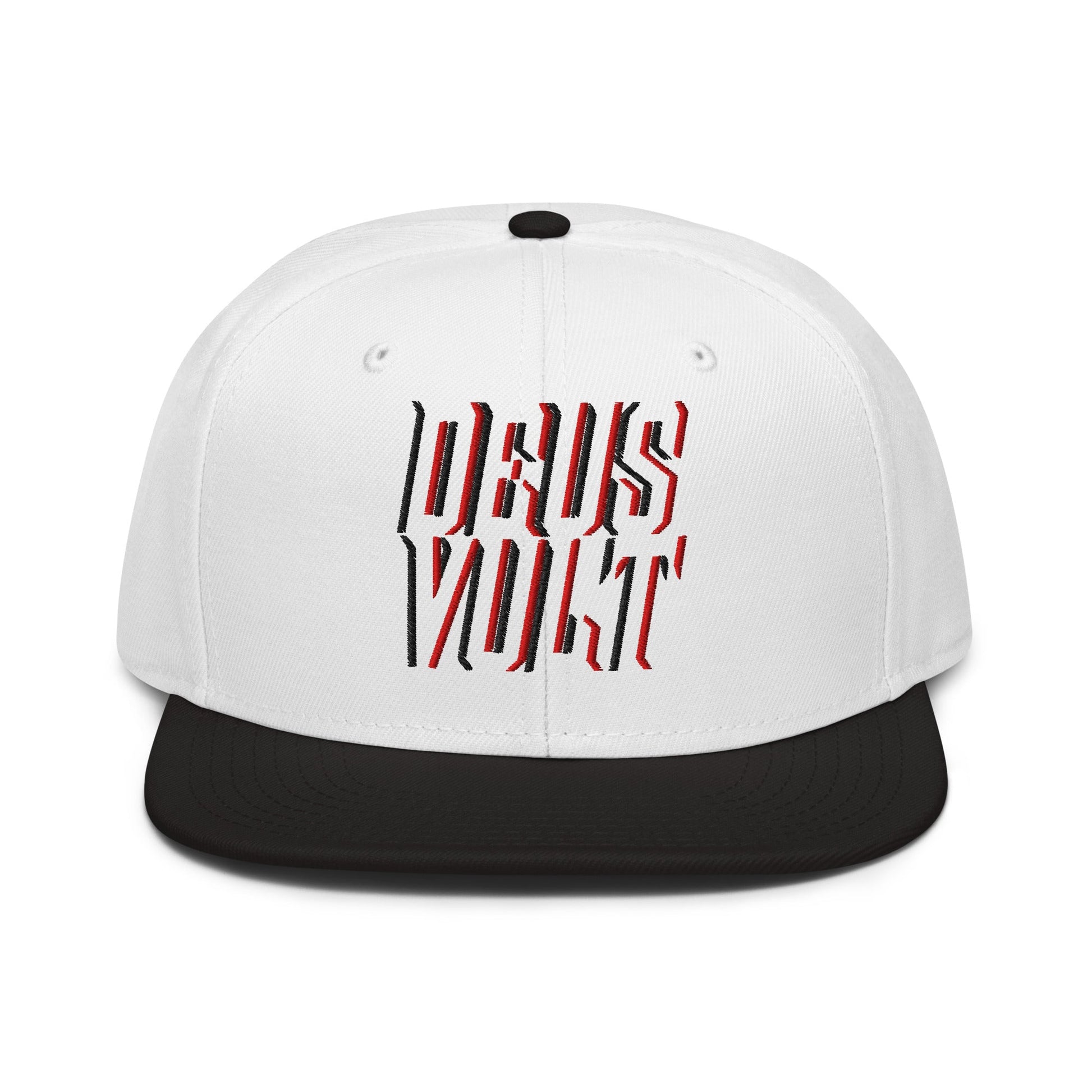 Deus Vult Christian Flat Embroidery, 3D Styled Snapback Hat - Inken Image