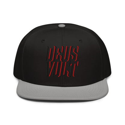 Deus Vult Christian Flat Embroidery, 3D Styled Snapback Hat - Inken Image
