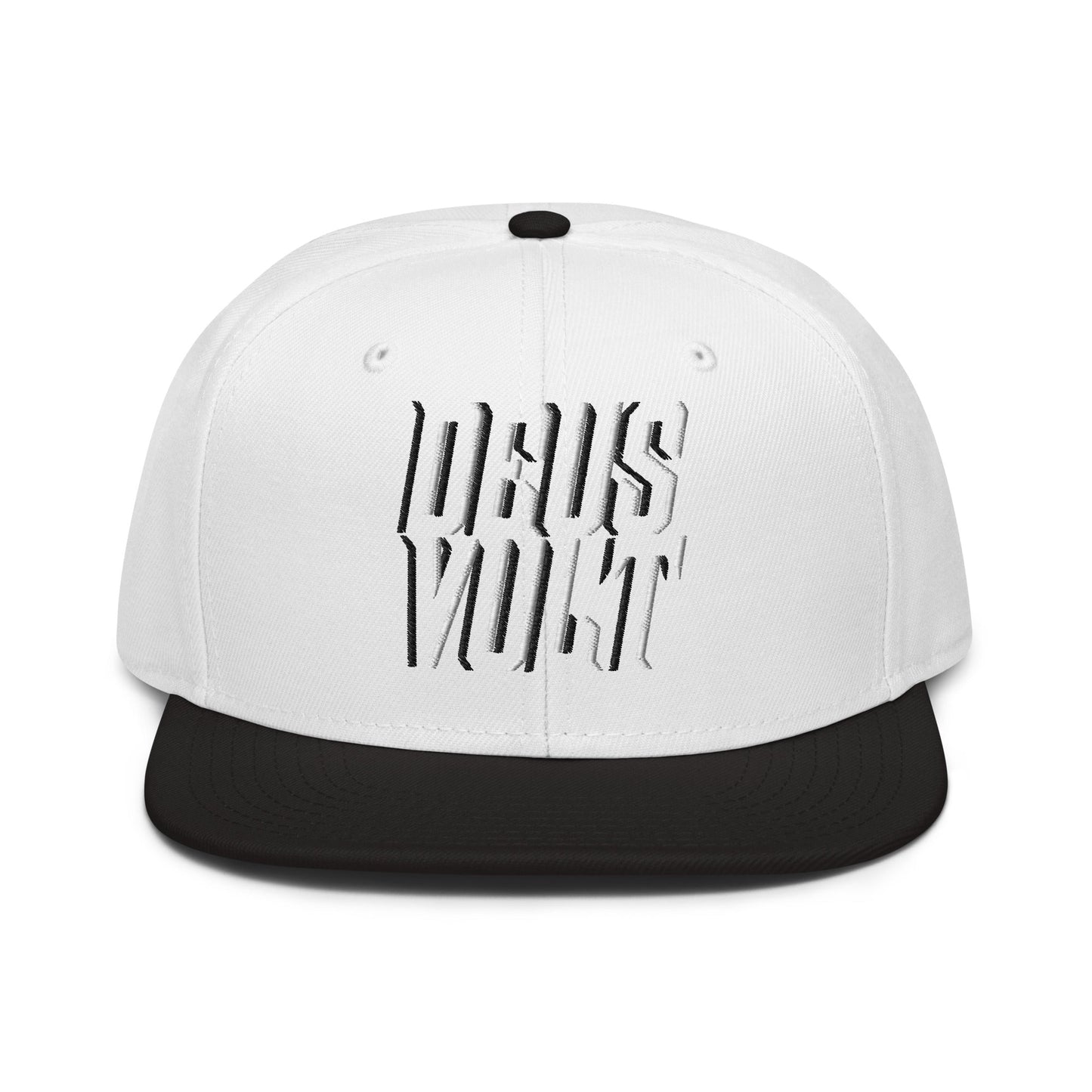 Deus Vult Christian Flat Embroidery, 3D Styled Snapback Hat - Inken Image