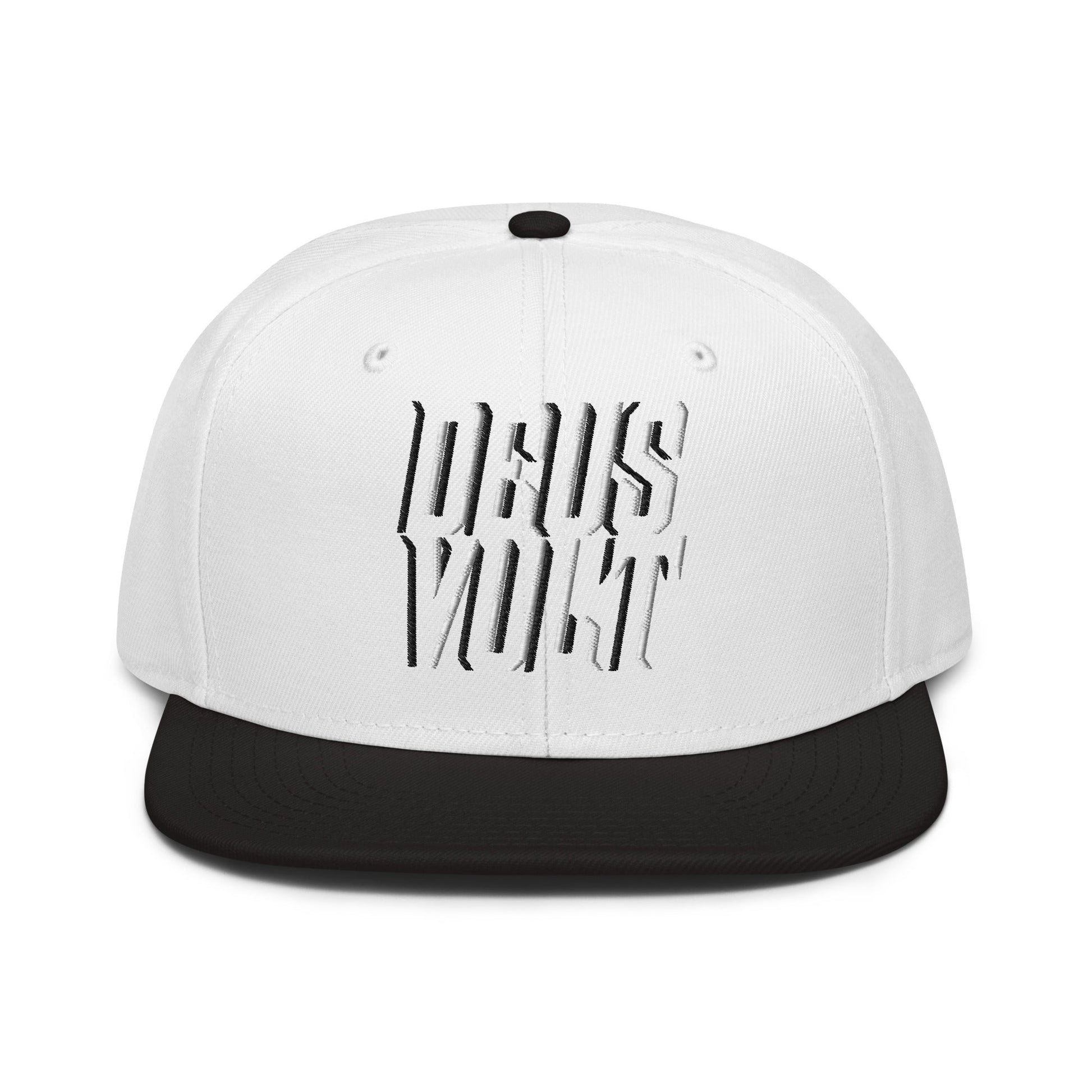 Deus Vult Christian Flat Embroidery, 3D Styled Snapback Hat - Inken Image
