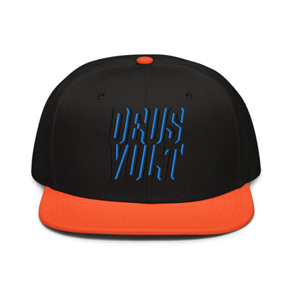 Deus Vult Christian Flat Embroidery, 3D Styled Snapback Hat - Inken Image