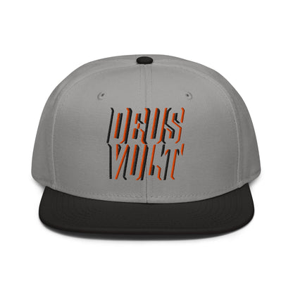 Deus Vult Christian Flat Embroidery, 3D Styled Snapback Hat - Inken Image