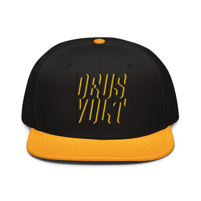 Deus Vult Christian Flat Embroidery, 3D Styled Snapback Hat - Inken Image