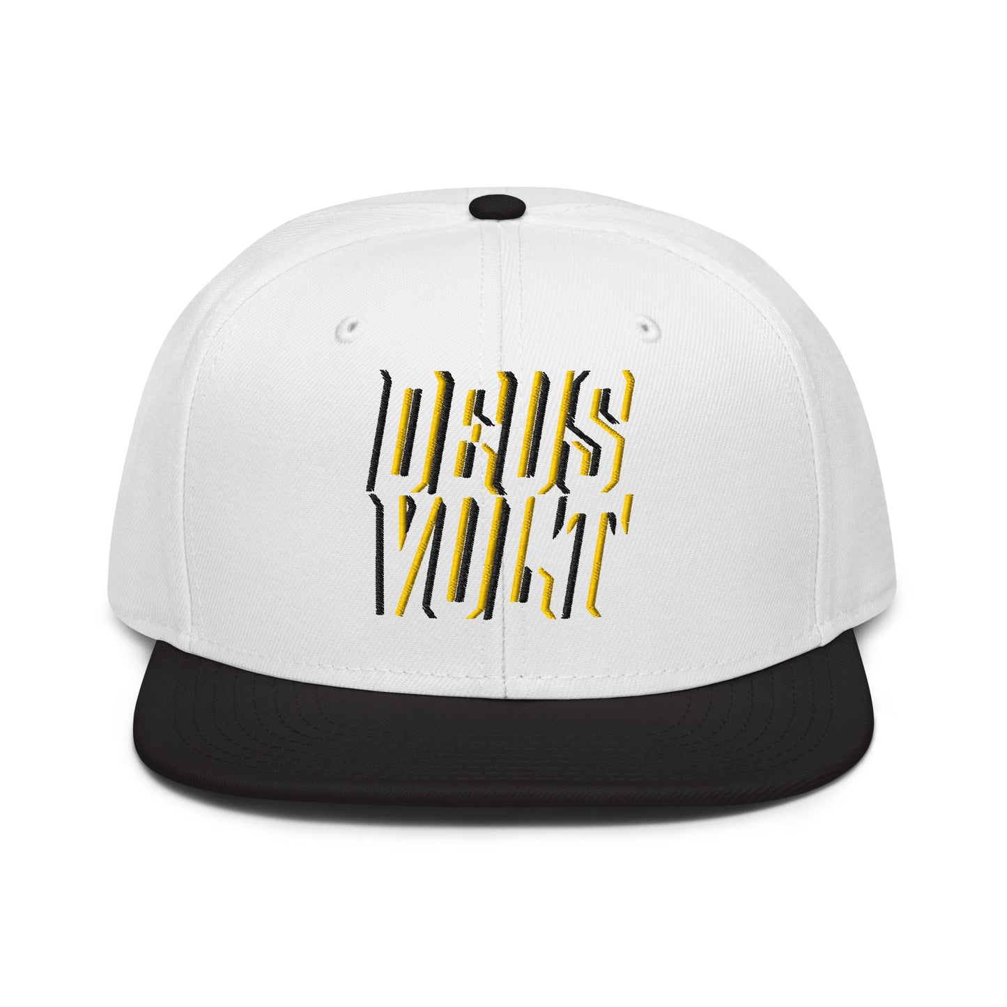 Deus Vult Christian Flat Embroidery, 3D Styled Snapback Hat - Inken Image