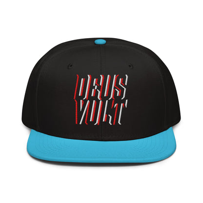 Deus Vult Christian Flat Embroidery, 3D Styled Snapback Hat - Inken Image