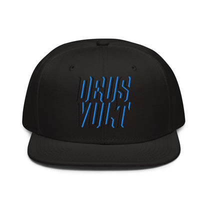 Deus Vult Christian Flat Embroidery, 3D Styled Snapback Hat - Inken Image