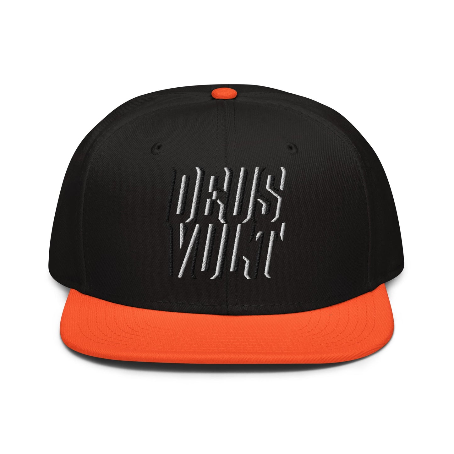 Deus Vult Christian Flat Embroidery, 3D Styled Snapback Hat - Inken Image